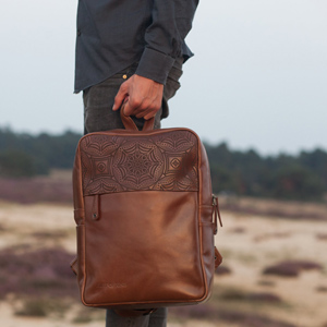 Rama Backpack Cognac| handcrafted in Bali